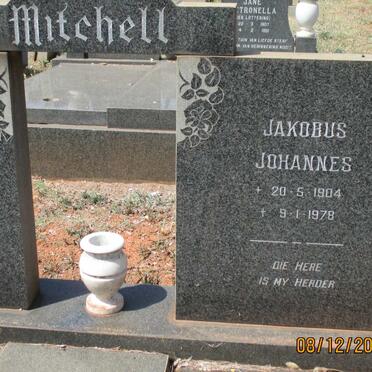 MITCHELL Jakobus Johannes 1904-1978