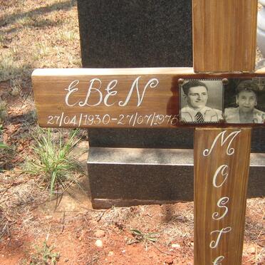 MOSTERT Eben 1930-1975