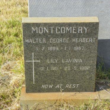 MONTGOMERY Walter George Herbert 1889-1967 &amp; Lily Lavinia 1911-1982