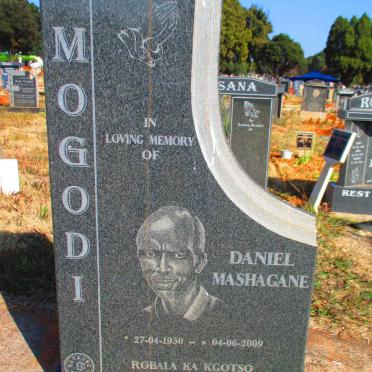 MOGODI Daniel Mashagane 1950-2009