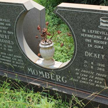 MOMBERG Ockert Johannes 1931-1987 &amp; Dickey 1936-2016