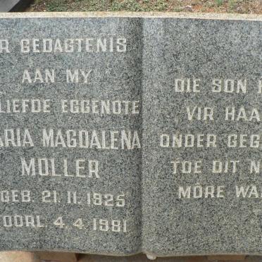 MOLLER Maria Magdalena 1925-1981