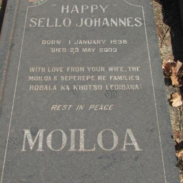 MOILOA Sello Johannes 1938-2003