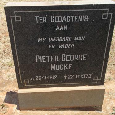 MOCKE Pieter George 1912-1973