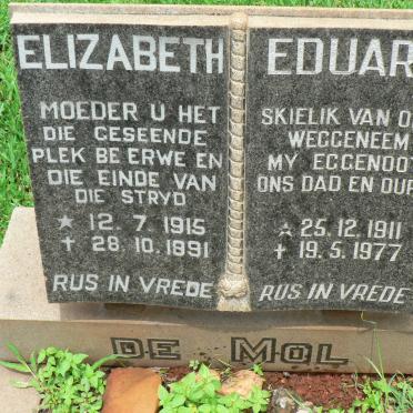 MOL Eduard, de 1911-1977 &amp; Elizabeth 1915-1991