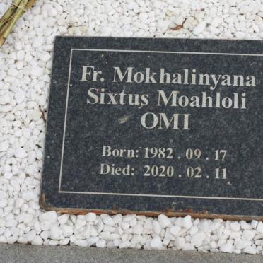 MOAHLOLI Mokhalinyana Sixtus 1982-2020