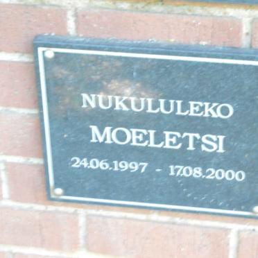 MOELETSI Nukululeko 1997-2000