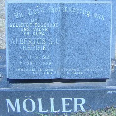 MOLLER Albertus S.J. 1931-1986