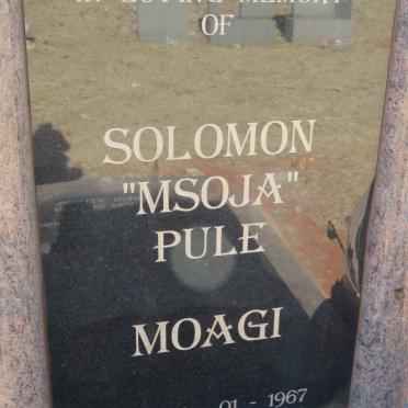MOAGI Solomon Pule 1967-2016