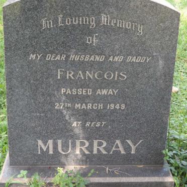 MURRAY Francois -1949