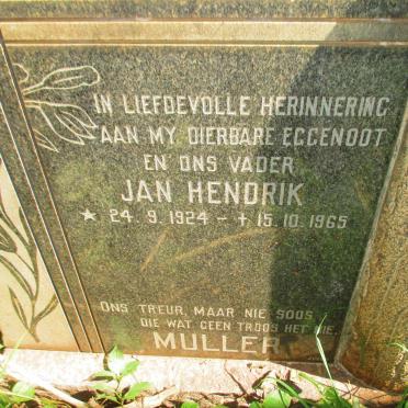 MULLER Jan Hendrik 1924-1965