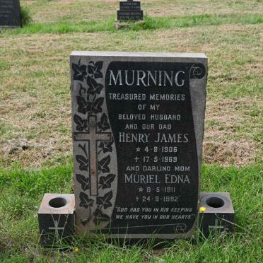 MURNING Henry James 1906-1969 &amp; Muriel Edna 1911-1992
