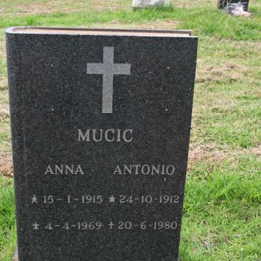 MUCIC Antonio 1912-1980 &amp; Anna 1915-1969