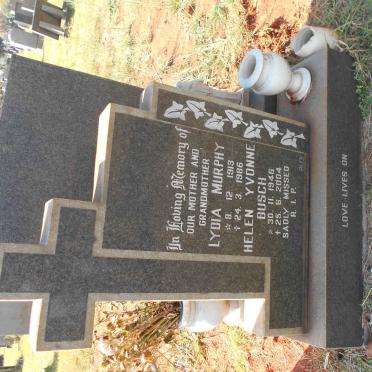 MURPHY Lydia 1913-1986 :: BUSCH Helen Yvonne 1946-2004