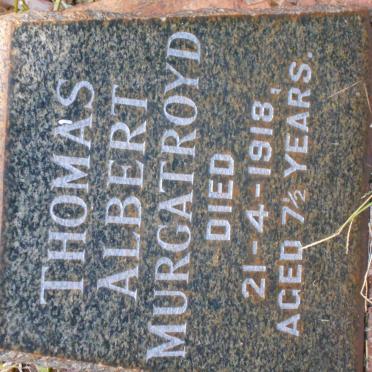 MURGATROYD Thomas Albert -1918
