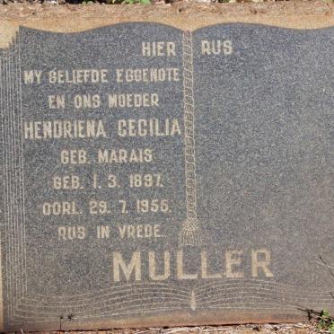 MULLER Hendriena Cecilia nee MARAIS 1897-1955