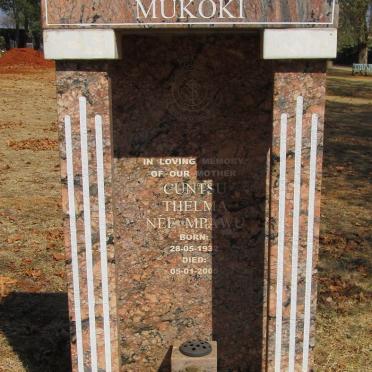 MUKOKI Cuntsu Thelma nee MPAWU 1932-2005