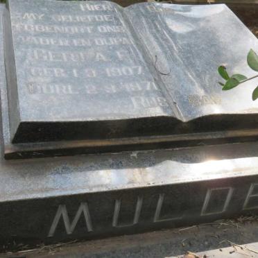MULDER Gert A.F. 1907-1971