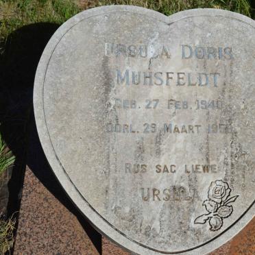 MUHSFELDT Ursula Doris 1940-1958