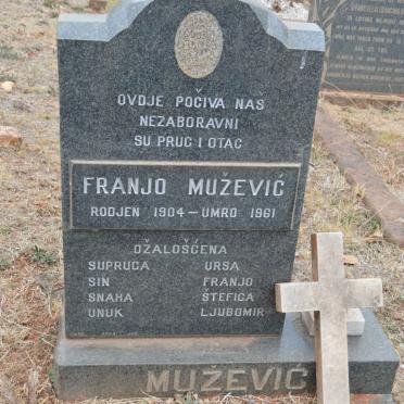 MUŽEVIĆ Franjo 1904-1961