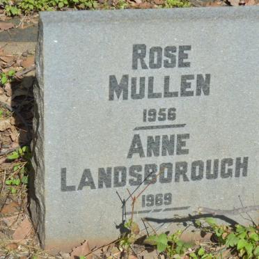 MULLEN Rose -1956 :: LANDSBOROUGH Anne -1969
