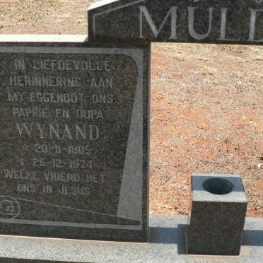 MULDER Wynand 1905-1974