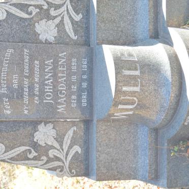 MULLER Johanna Magdalena 1898-1961