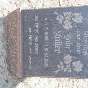 MULLER Dave 1922-1963
