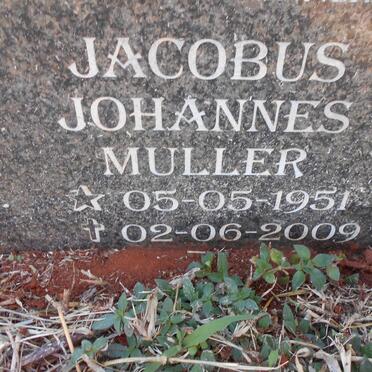 MULLER Jacobus Johannes 1951-2009