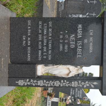 NETO Maria Isabel 1923-1985
