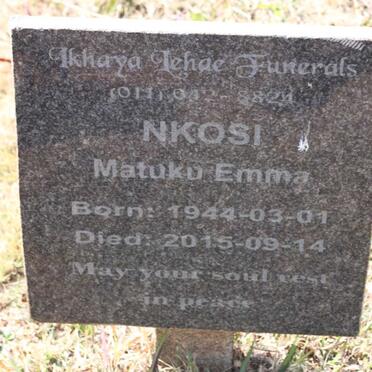 NKOSI Matuku Emma 1944-2015