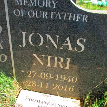 NOKO Jonas Niri 1940-2016