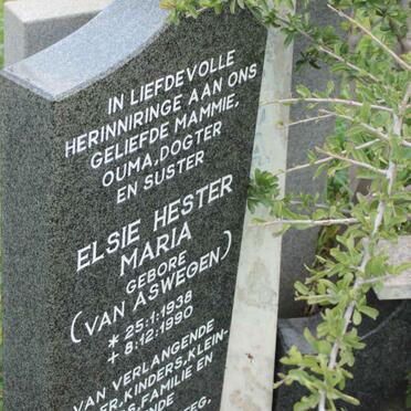 NORTMAN Elsie Hester Maria nee VAN ASWEGEN 1938-1990