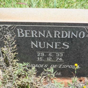 NUNES Bernardino 1933-1974