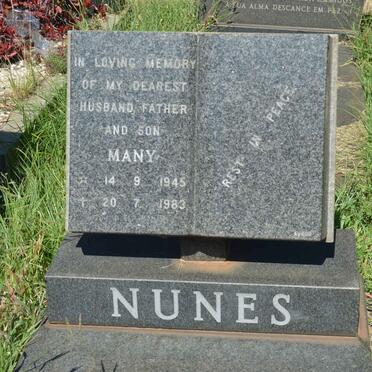 NUNES Many 1945-1983
