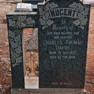 NUGENT Charles Thomas David 1937-1959