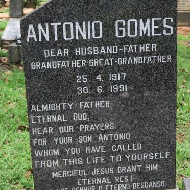 NUNES Antonio Gomes 1917-1991 &amp; Virginia Sardinha 1923-1998