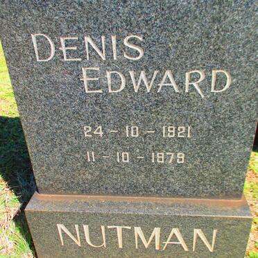 NUTMAN Denis Edward 1921-1979