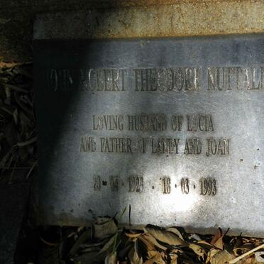 NUTTALL John Robert Theodore 1923-1993