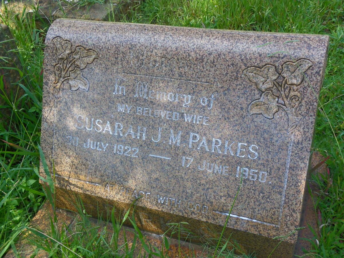 PARKES Susarah J.M. 1922-1950