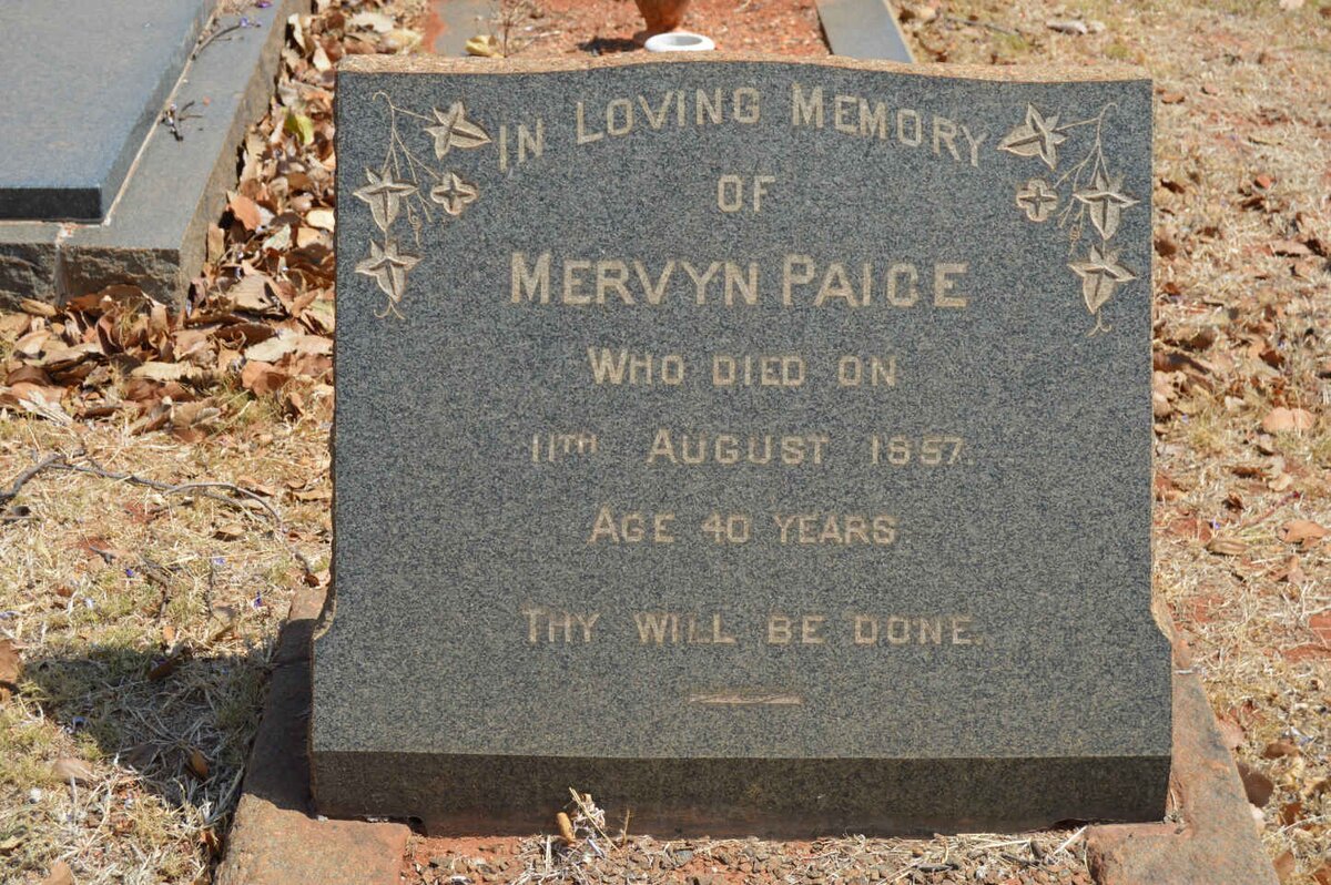 PAIGE Mervyn -1957