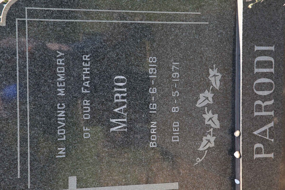 PARODI Mario 1918-1971