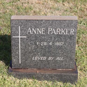 PARKER Anne -1982