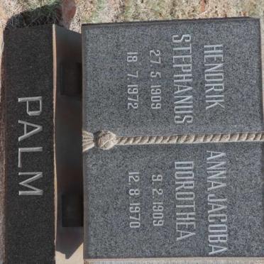 PALM Hendrik Stephanus 1909-1972 &amp; Anna Jacoba Dorothea 1909-1970