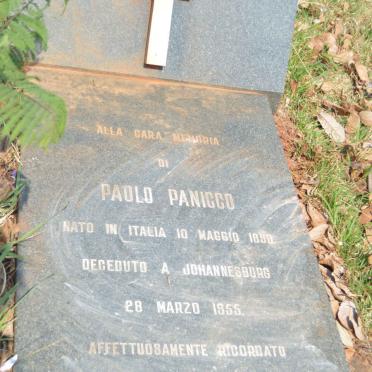 PANICCO Paolo 1898-1955