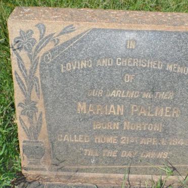 PALMER Marian nee NORTON -1949