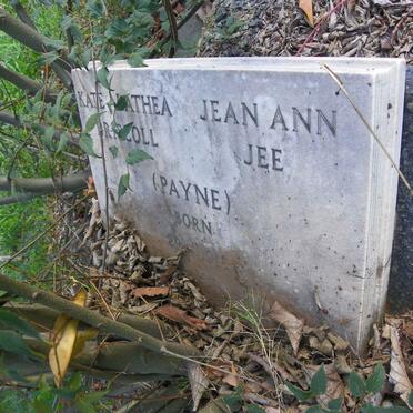DRISCOLL Kate Alathea nee PAYNE :: JEE Jean Ann nee PAYNE
