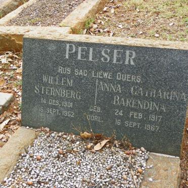 PELSER Willem Sternberg 1901-1951 &amp; Anna Catharina Barendina 1917-1967