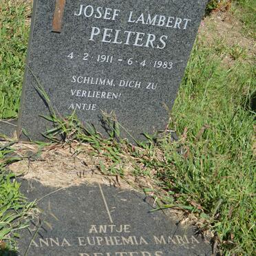PELTERS Josef Lambert 1911-1983 &amp; Anna Euphemia Maria 1908-1994
