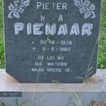 PIENAAR Pieter W.A. 1939-1983